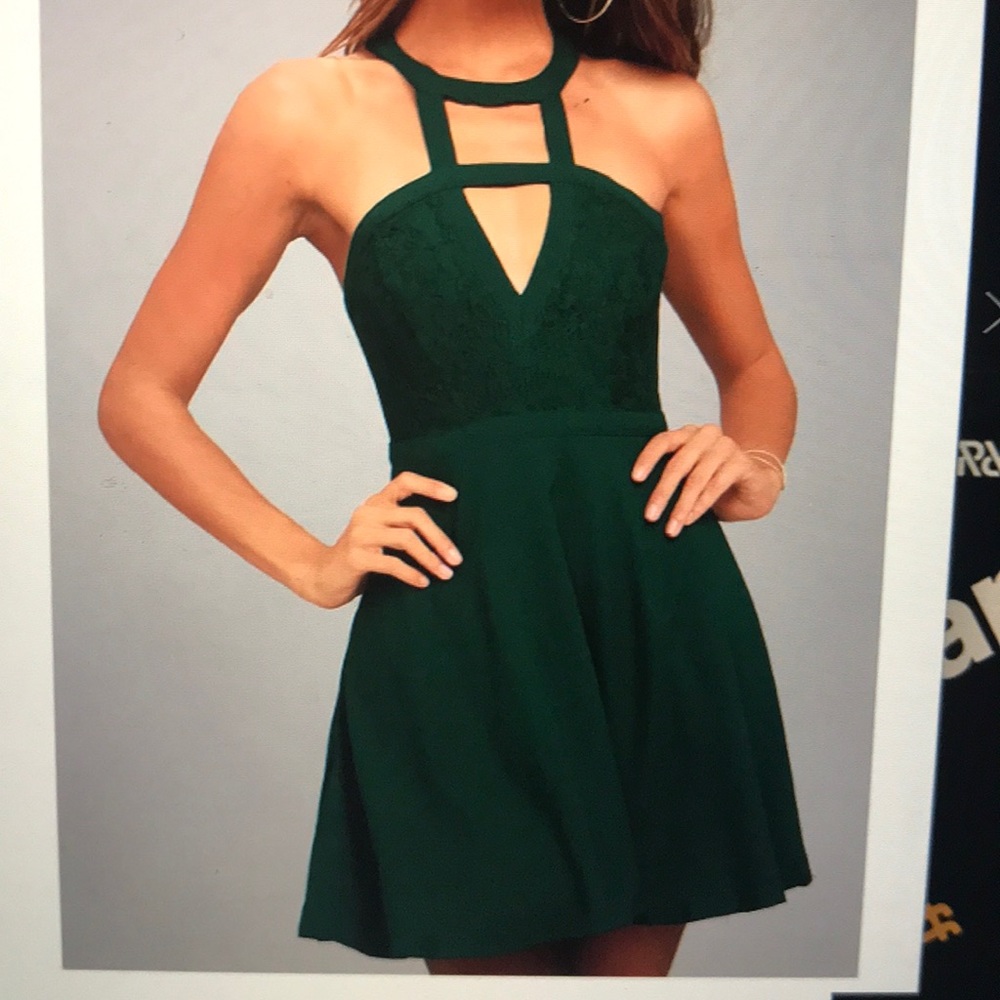 Lulus Green Formal Dress-